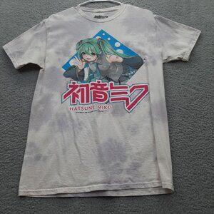 Hatsune Miku Tie-Dye Graphic T-Shirt S/M Anime Style Unisex Crypton Future Media